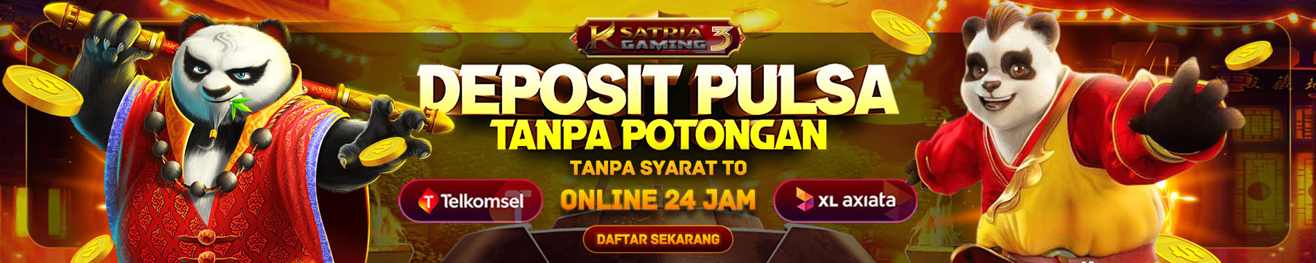 DEPOSIT PULSA KSATRIAGAMING3